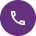 Purple phone icon with a white handset symbol.