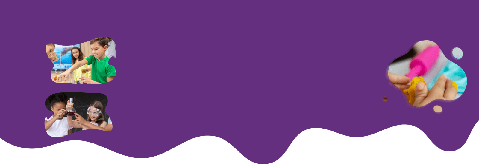 Purple abstract wave design with smooth curves.